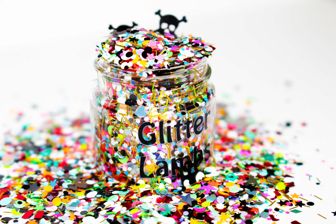 Dying For Some Pizza Glitter by GlitterLambs.com 