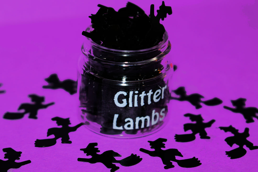Let's Fly Witches Halloween Glitter Hocus Pocus by GlitterLambs.com