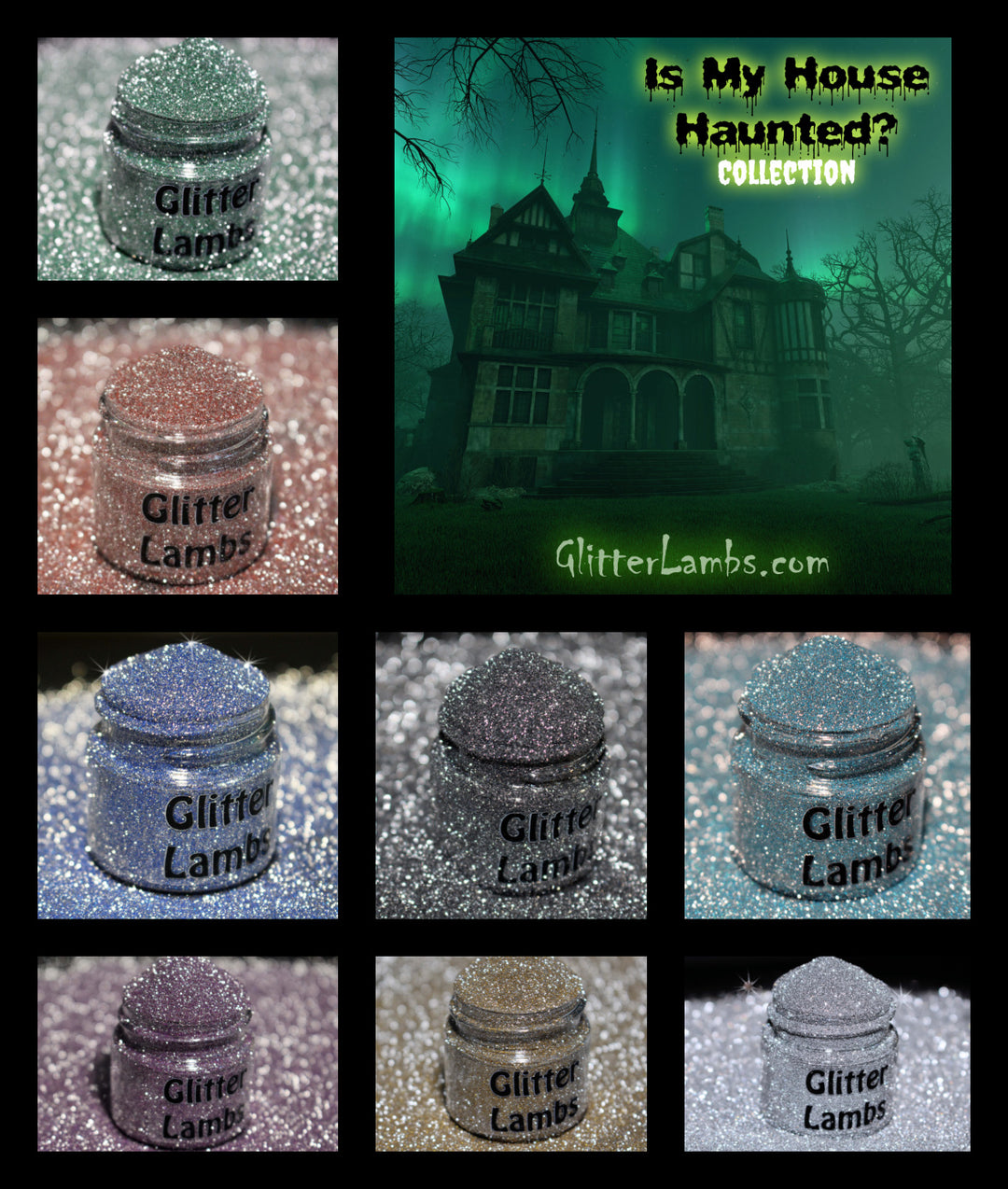 "Is My House Haunted?" Collection (Reflective Glitter)