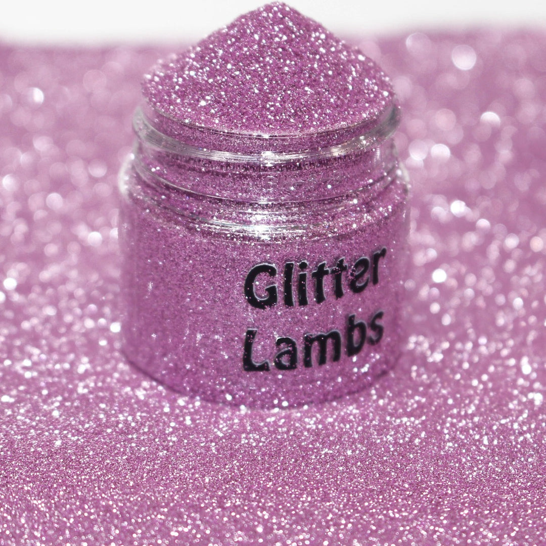 A Flying Fairy Dusted My House Pink Metallic Hex Glitter (.004) by GlitterLambs.com