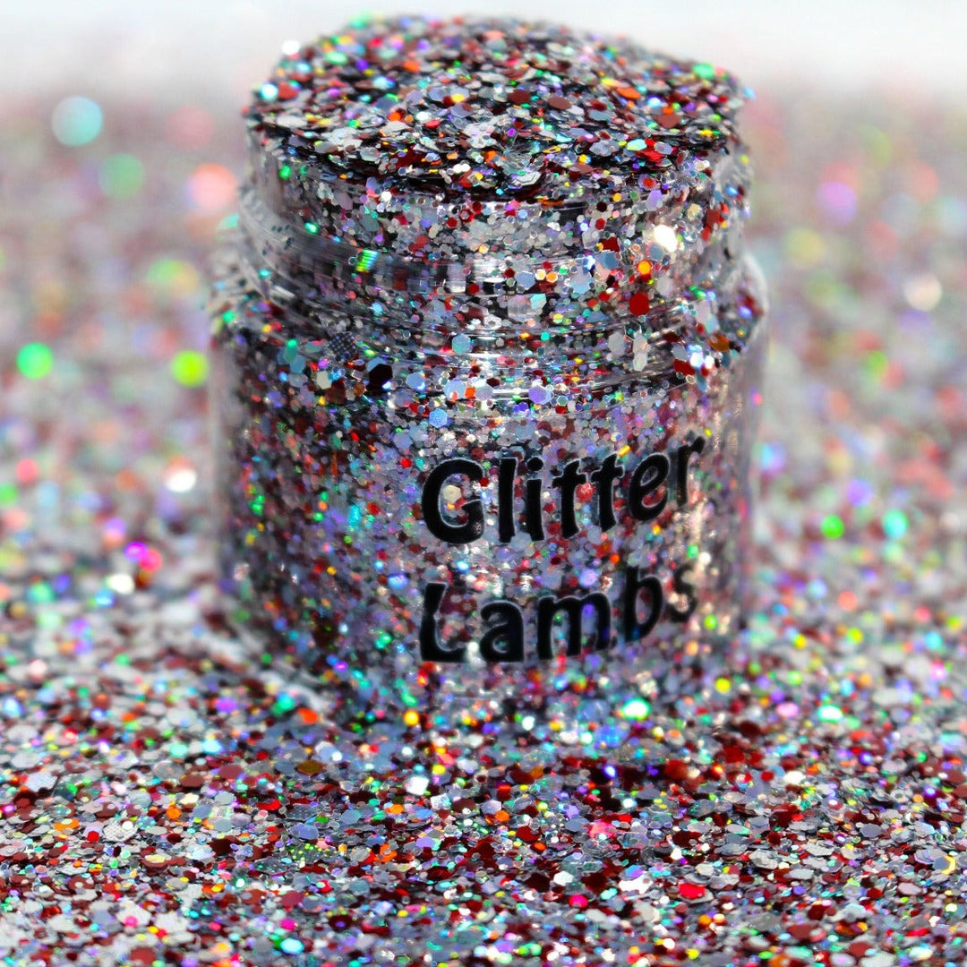 Don't Get Your Tinsel In A Tangle Christmas Glitter by GlitterLambs.com