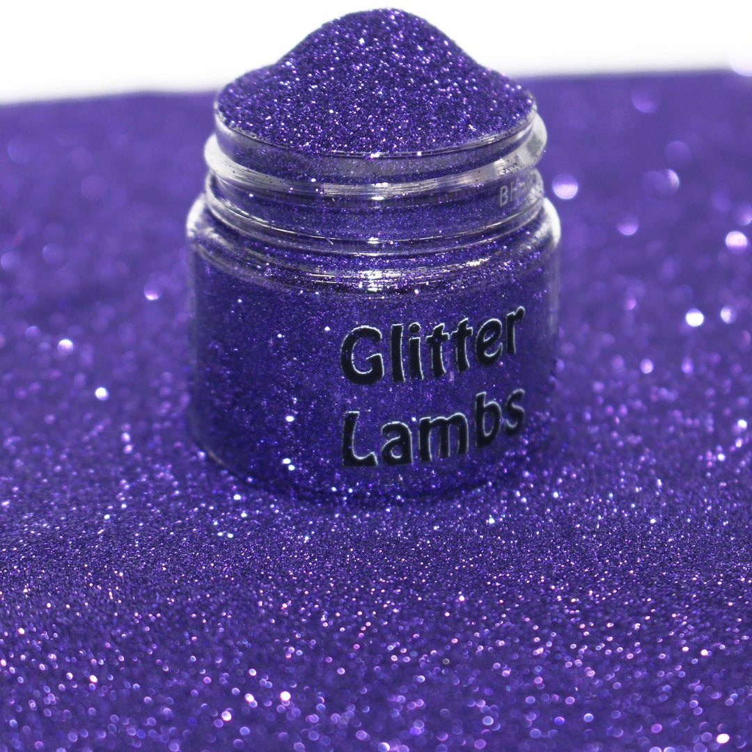 Magical Time Traveler Purple Metallic Hex Glitter (.004) by GlitterLambs.com