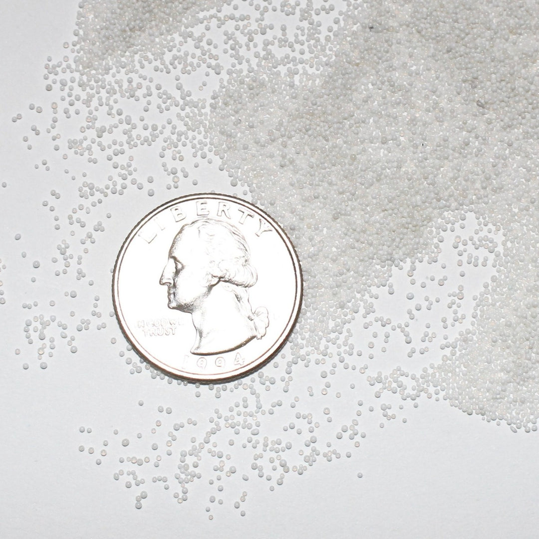 One Crushed Goblin Bone Caviar Beads (0.6-0.8mm) (Defect)