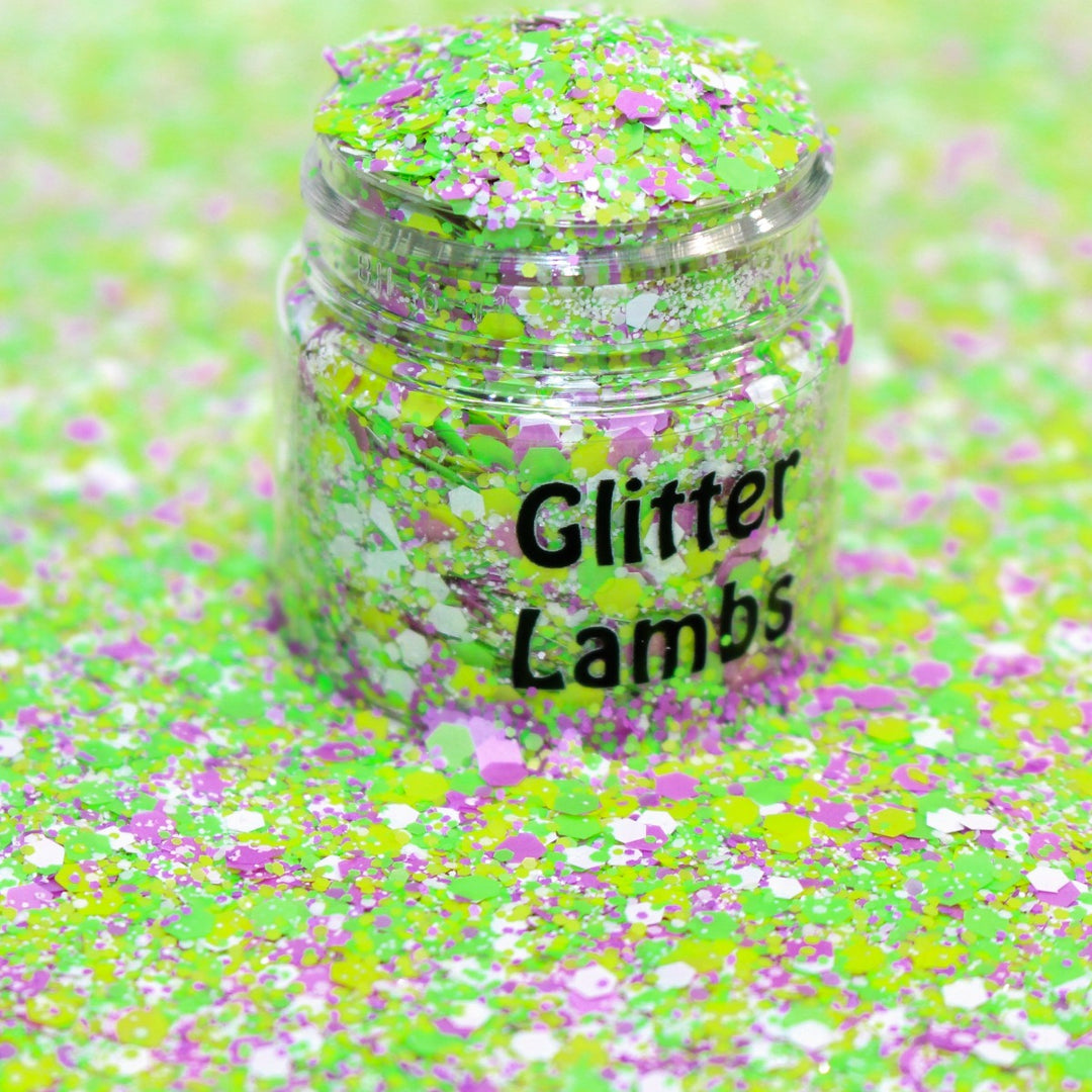 Fairies In The Garden Glitter by GlitterLambs.com