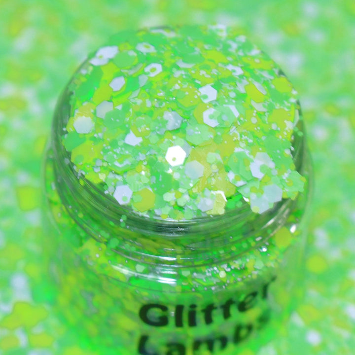 Limeade Soda Pop Glitter by GlitterLambs.com
