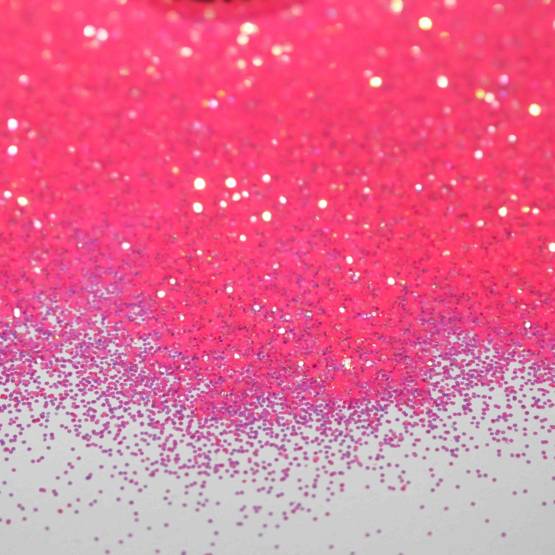 Bubblegum Lollipop Pink Iridescent Glitter by GlitterLambs.com