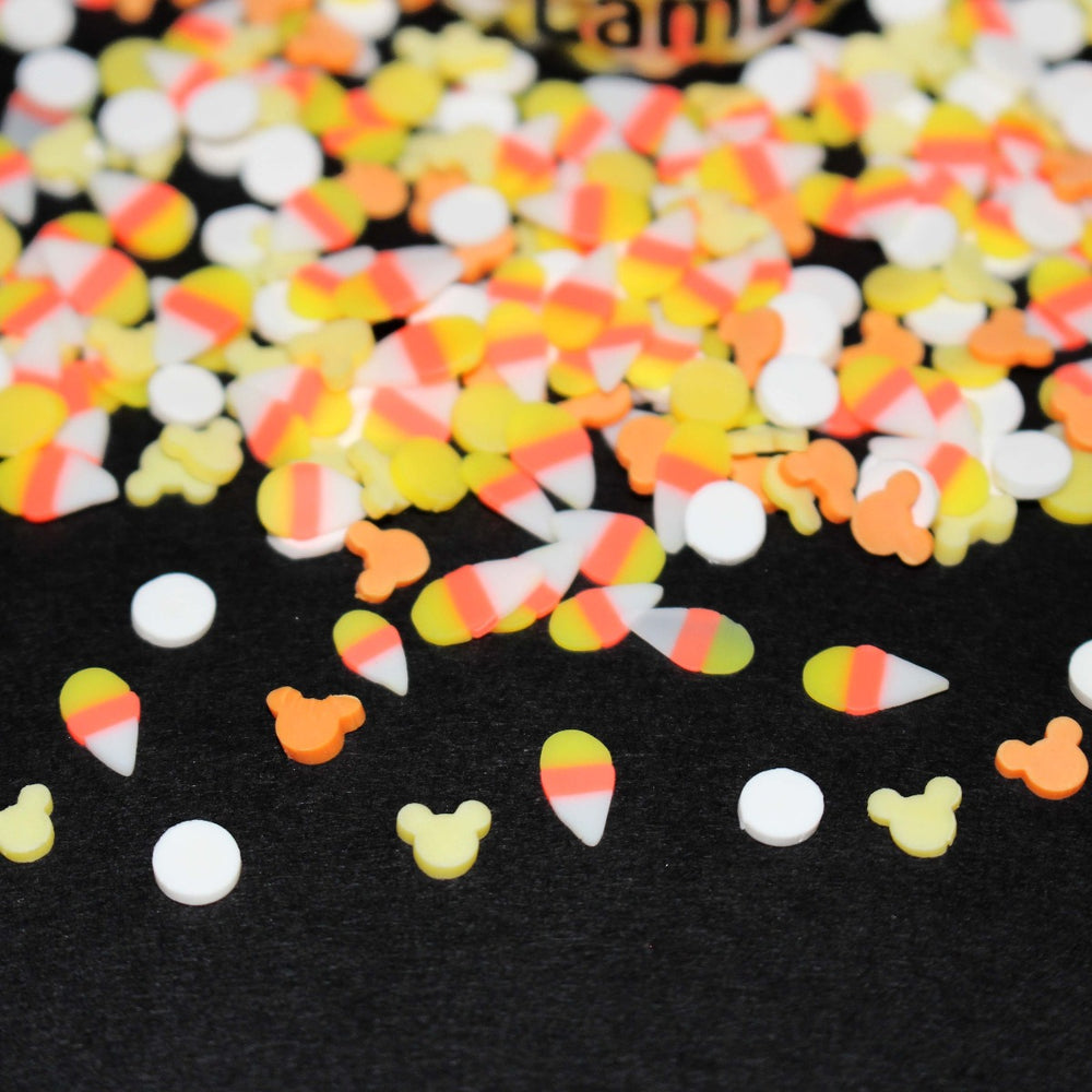 Candy Corn Mouse Fake Clay Sprinkles by GlitterLambs.com
