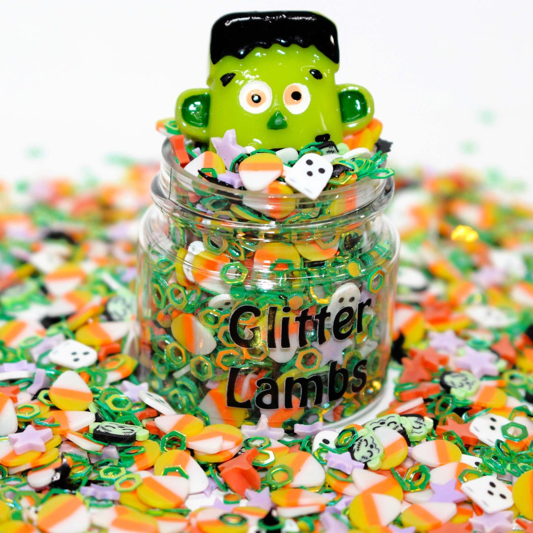 Frank's Candy Corn Party Halloween Mix by GlitterLambs.com