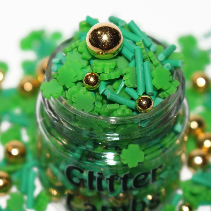 Kiss Me I'm IRISH Clay Sprinkles by GlitterLambs.com St. Patrick's Day