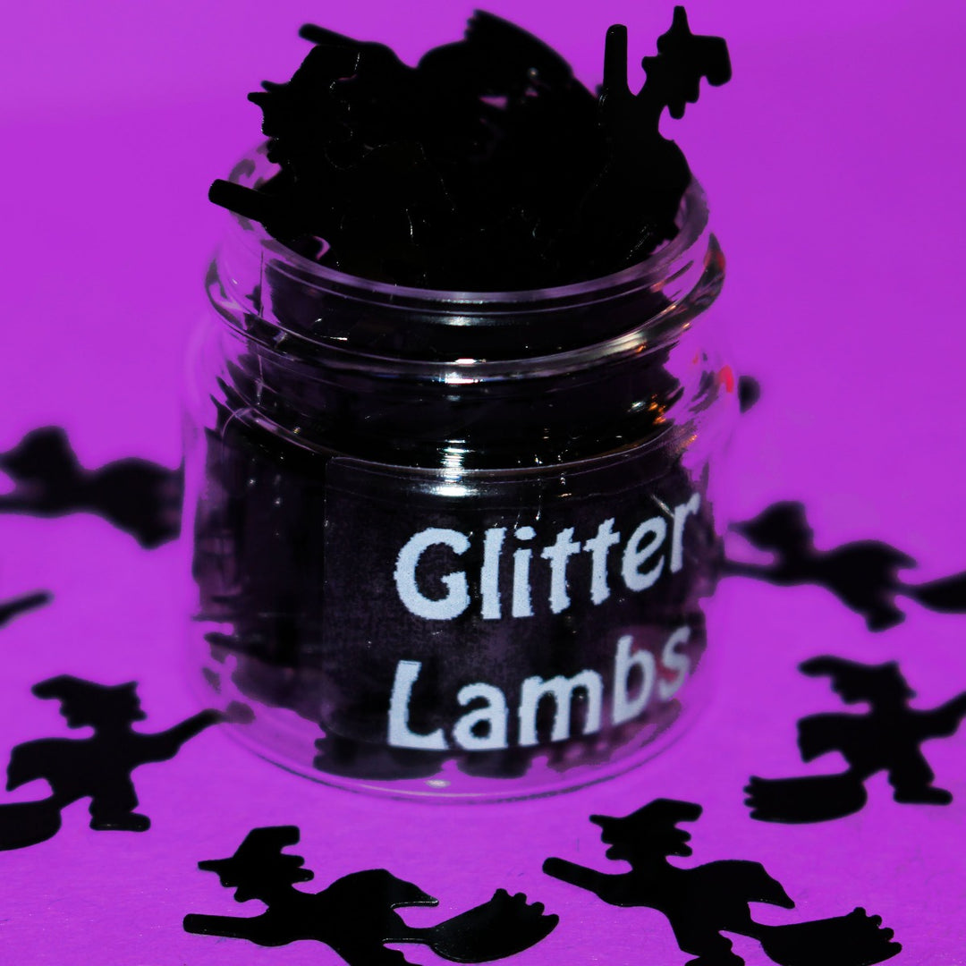 Let's Fly Witches Halloween Hocus Pocus Glitter by GlitterLambs.com