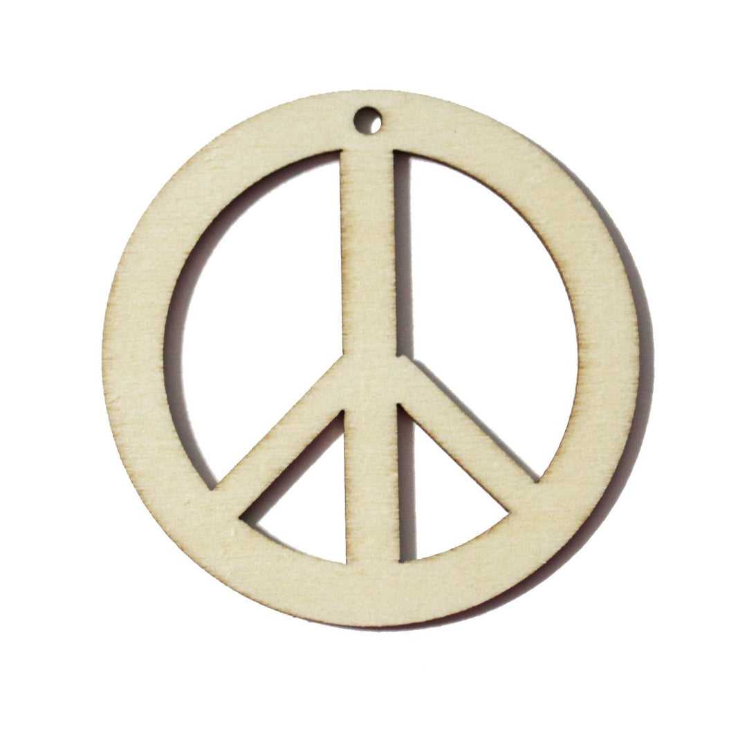 Peace Sign Earring Blanks by GlitterLambs.com