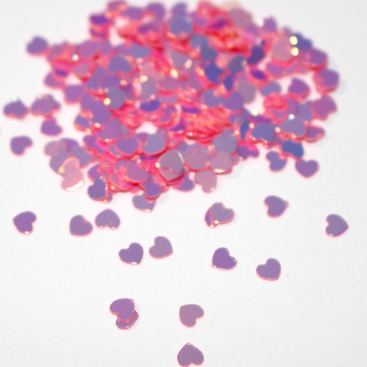 Solid Hearts Glitter by GlitterLambs.com