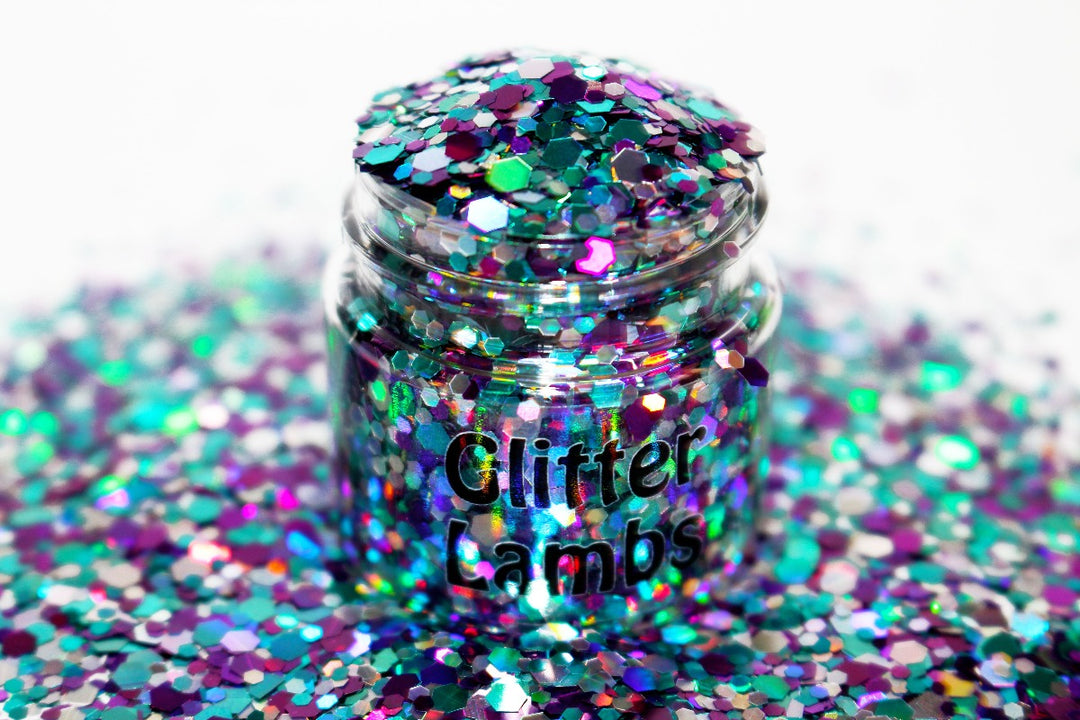 Under The Sea Glitter. Great for crafts, nails, resin, body, etc. by Glitter Lambs.com