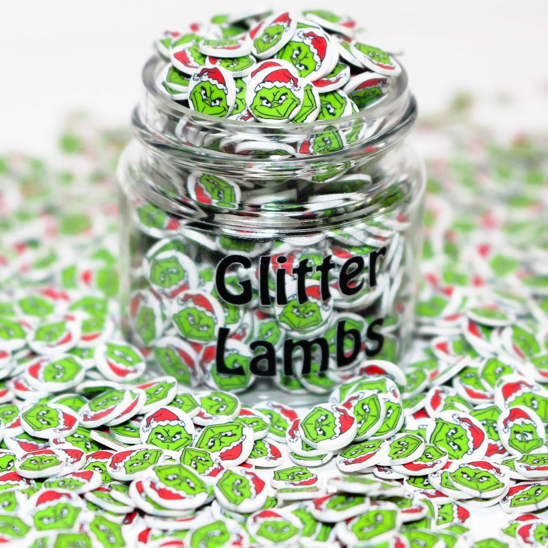 You're A Mean One Christmas Clay Sprinkles by GlitterLambs.com