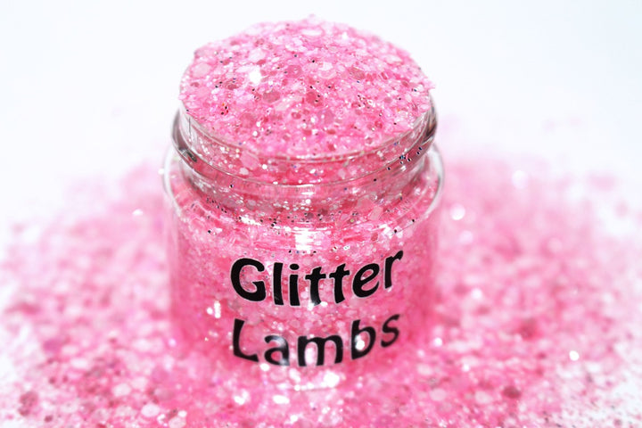 My Unicorn Baked Me Cupcakes Pink Glitter by GlitterLambs.com For arts and crafts, nails, resin, diy projects, acrylic pouring, tumbler cups, etc.