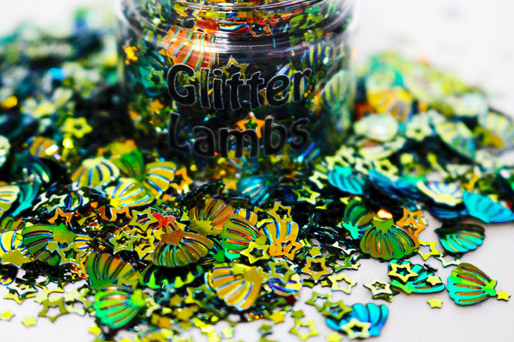 Zombie Mermaid Glitter. Great for crafts, resin, body, hair etc. by GlitterLambs.com