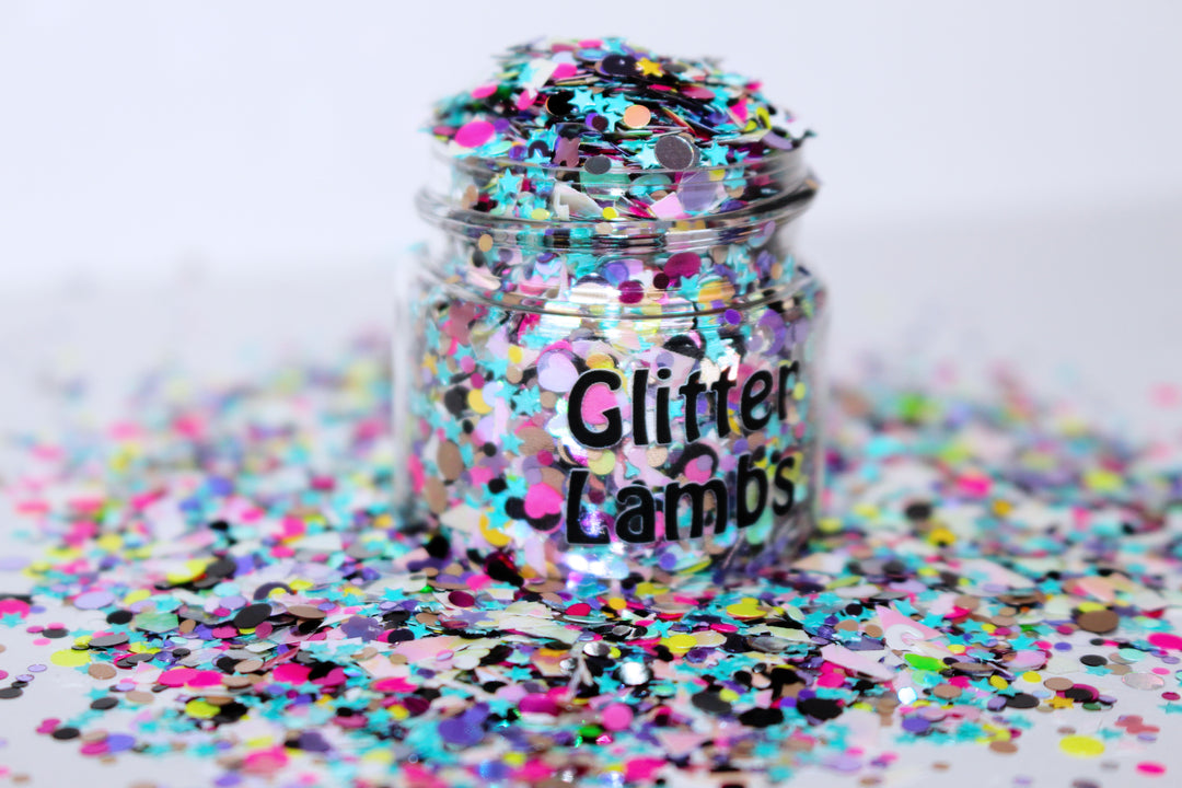 80's Cartoons Glitter For DIY Arts and Crafts, Resin, Nails