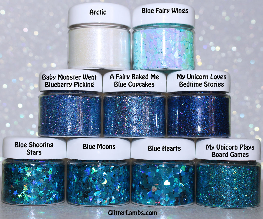 Glitter Lambs "Blue" Makeup Pots | Body Glitter | Glitter Eyeshadow