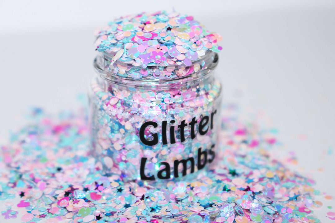 Cotton Candy Easter Peeps Glitter by GlitterLambs.com