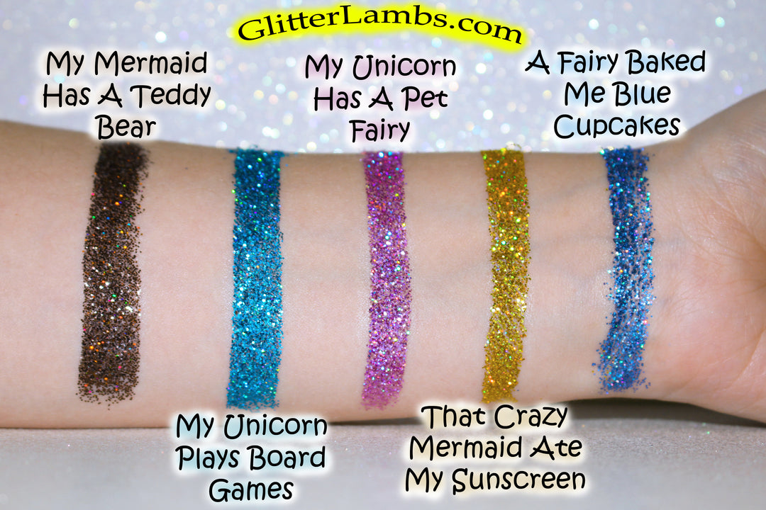 Holographic Body Glitter For Festivals, Raves and Parties GlitterLambs.com