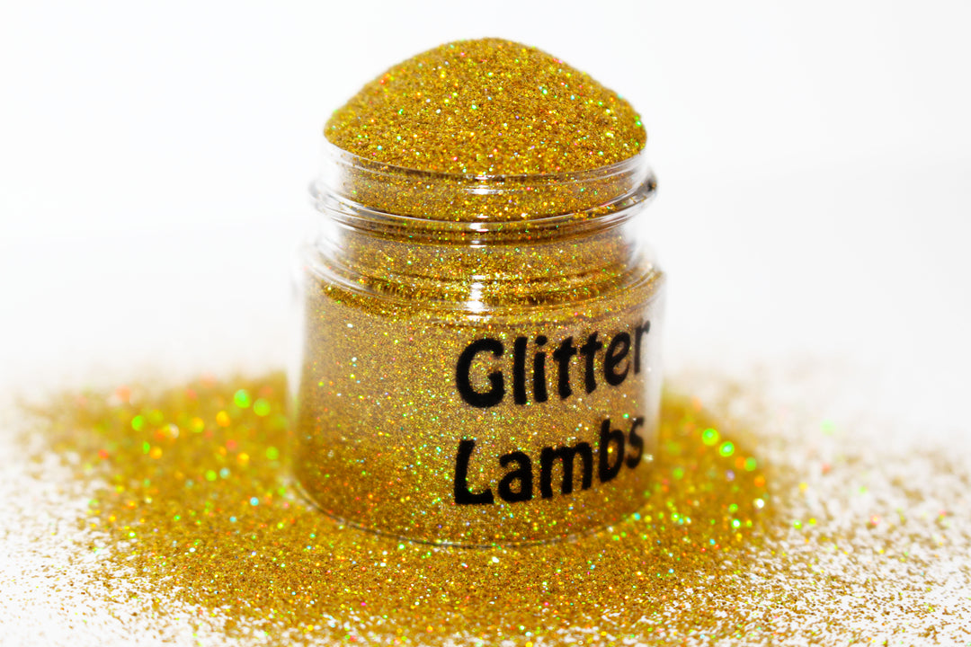 Goldilocks Holographic Glitter for nails, crafts, resin, etc by Glitter Lambs | GlitterLambs.com