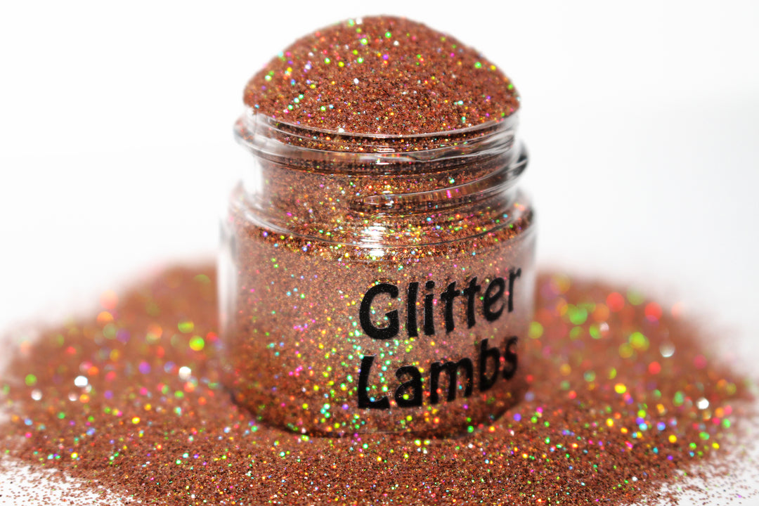 Peanut Brittle House Holographic Glitter by Glitter Lambs | GlitterLambs.com | For crafts, nails, resin, etc