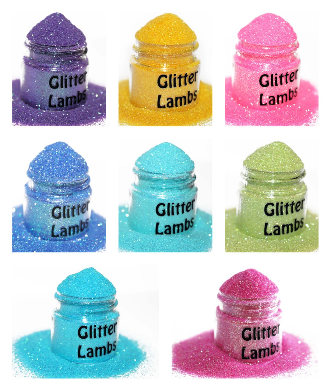 Jelly Bean Glitter Collection by GlitterLambs.com
