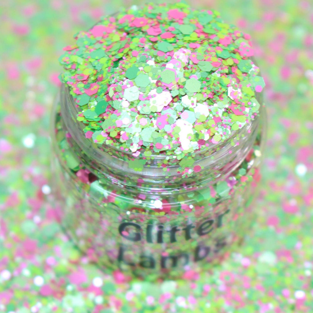 A Very Buzzy Spring Glitter By GlitterLambs.com Glitter for nail art.