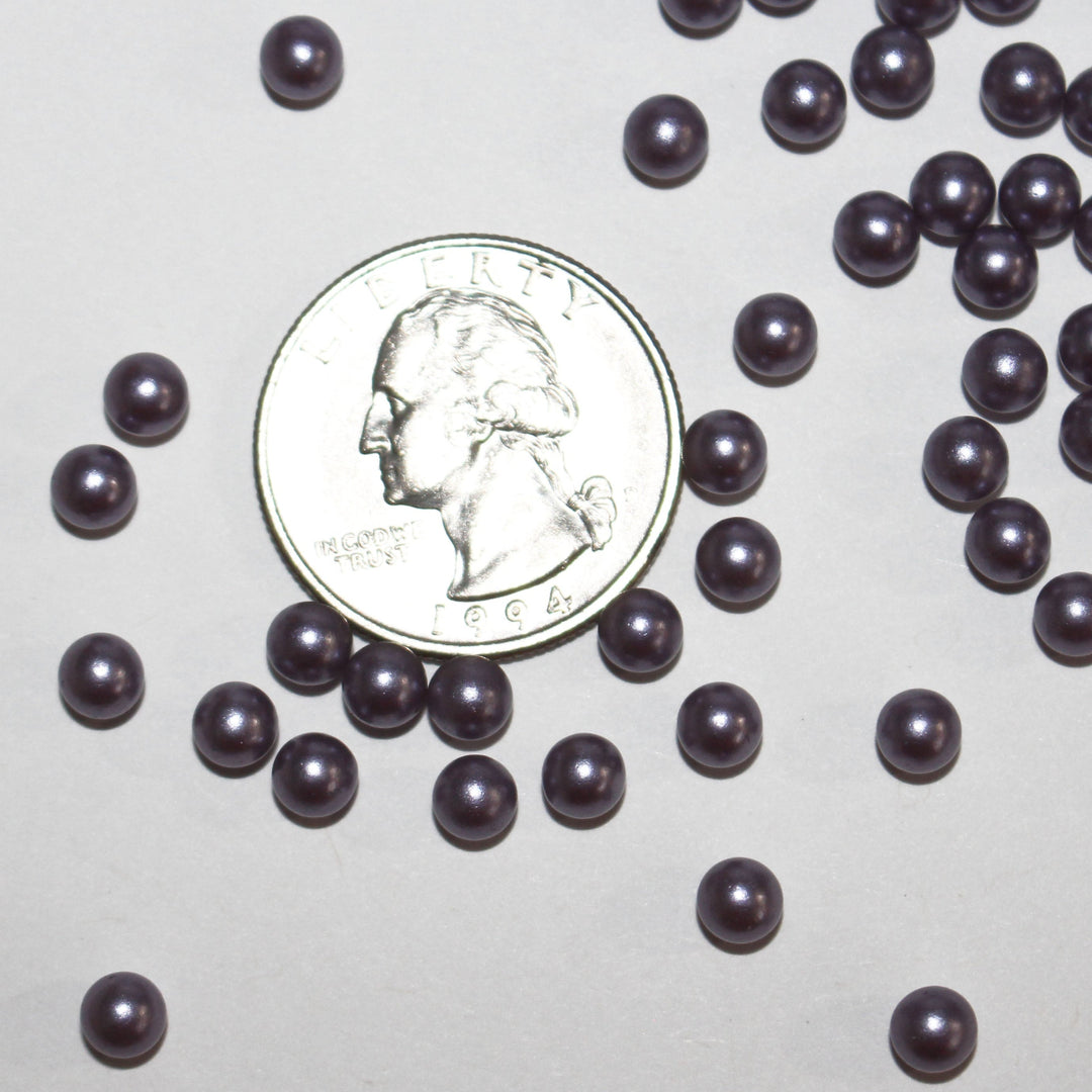 An Annoying Fairy Likes To Bake Cakes Under My Bed Pearl Beads 4mm by GlitterLambs.com. Dusty Lilac Purple