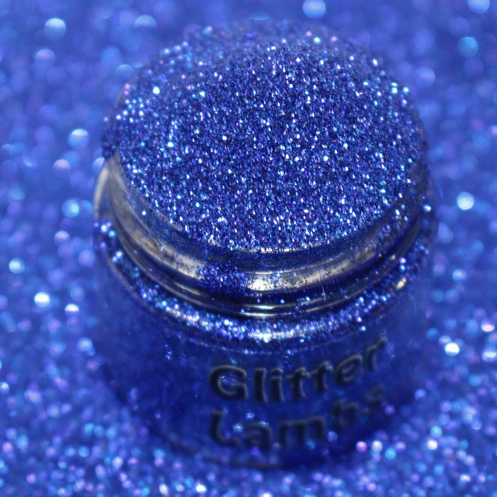 Are You Up For A Little D&D Blue Metallic Hex Glitter (.004)  by GlitterLambs.com