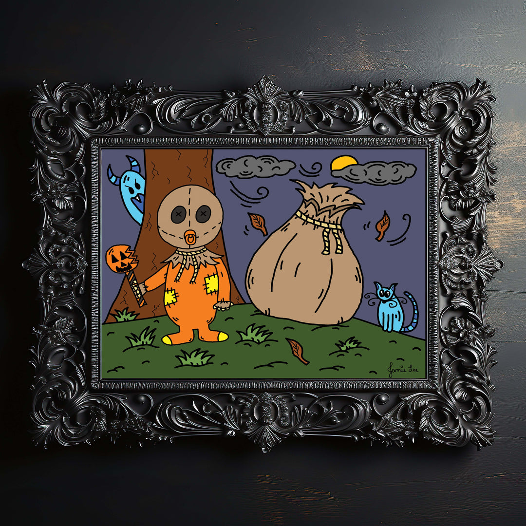 Tough Night's Work Sam Trick 'r Treat Halloween Wall Art