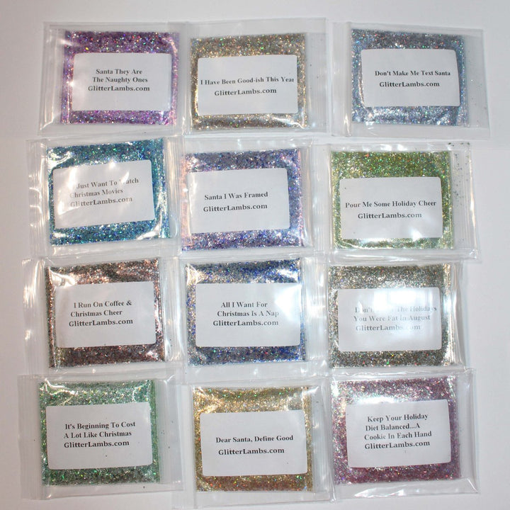 Christmas Is Here Glitter Collection (5 Gram Bags)