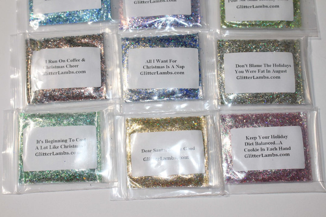 Christmas Is Here Glitter Collection (5 Gram Bags)