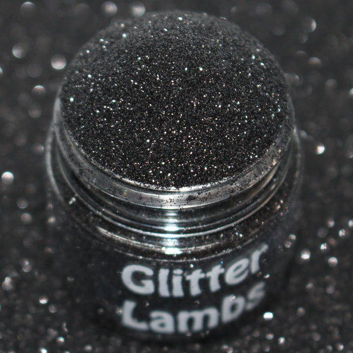 Dark Energy Black Metallic Hex Glitter (.004) by GlitterLambs.com