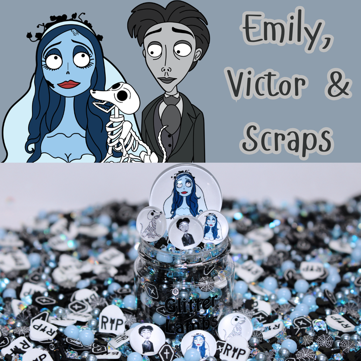 Emily, Victor and Scraps (Corpse Bride)