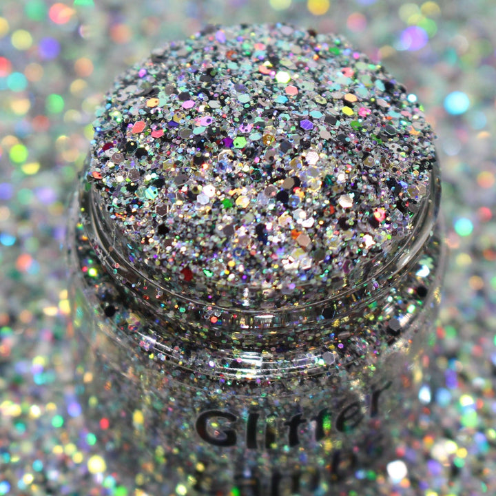 Evil Lurks In The Shadows Of This Home Glitter by GlitterLambs.com