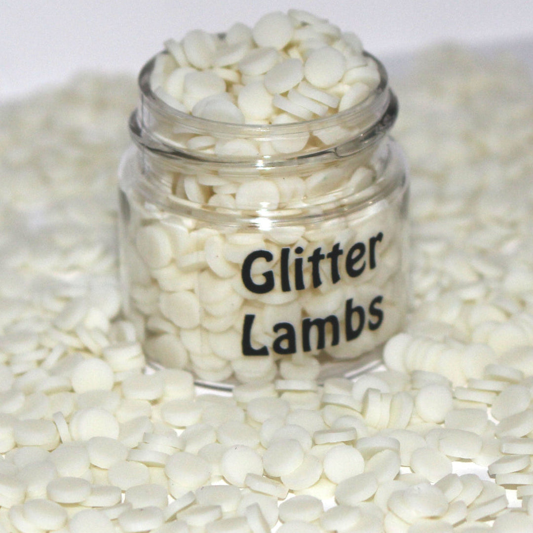 Glowing Orbs Glow In The Dark Clay Sprinkles by GlitterLambs.com