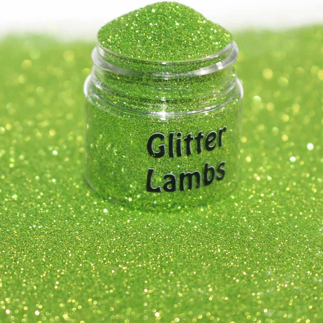 Grass Stain Green Glitter by GlitterLambs.com. 
