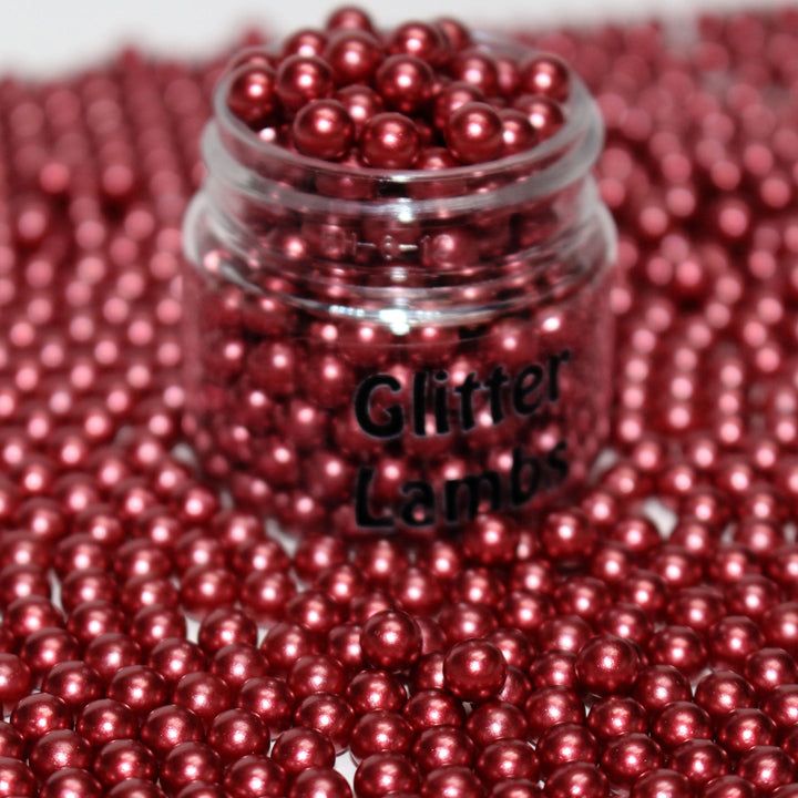 How To Become A Vampire 4mm No Hole Pearl Beads by GlitterLambs.com