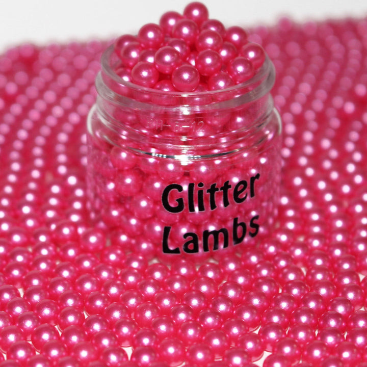 I Have A Shopping Obsession & I Love To Spend Money Pink Pearl Beads 4mm By GlitterLambs.com