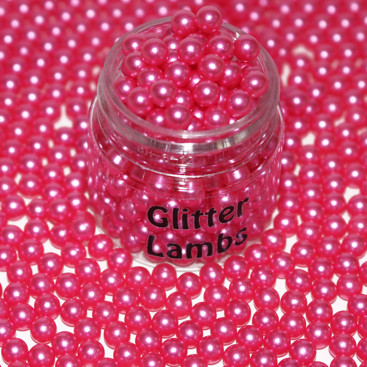 I Have A Shopping Obsession & I Love To Spend Money Pink Pearl Beads 4mm By GlitterLambs.com
