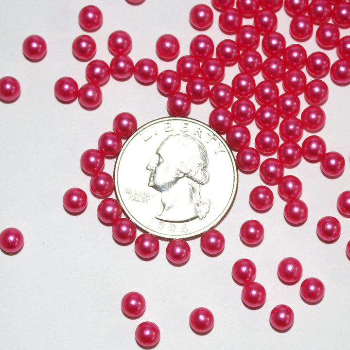 I Have A Shopping Obsession & I Love To Spend Money Pink Pearl Beads 4mm By GlitterLambs.com