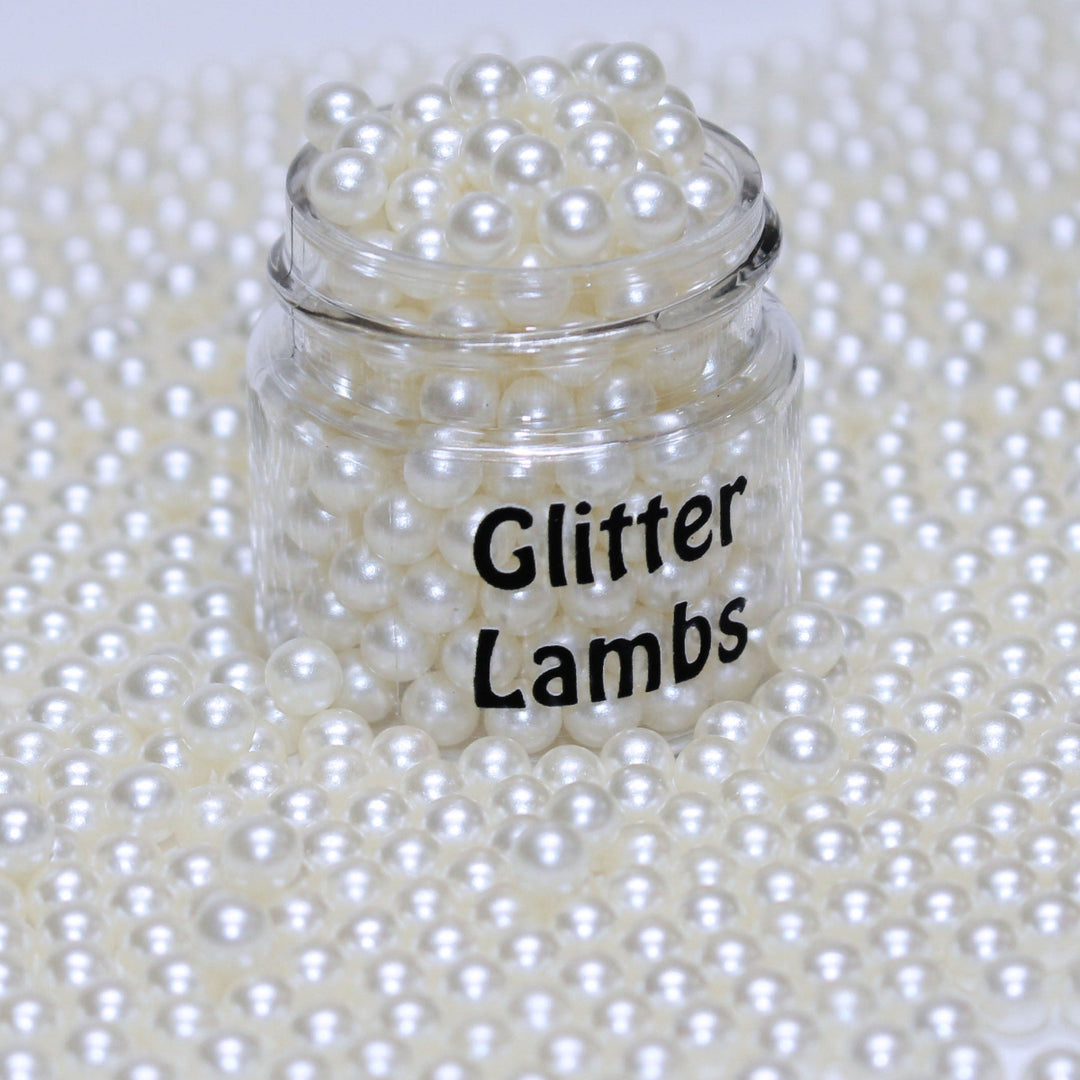 I Like To Sip On Fancy Coconut Water Pearl Craft Beads (4mm)