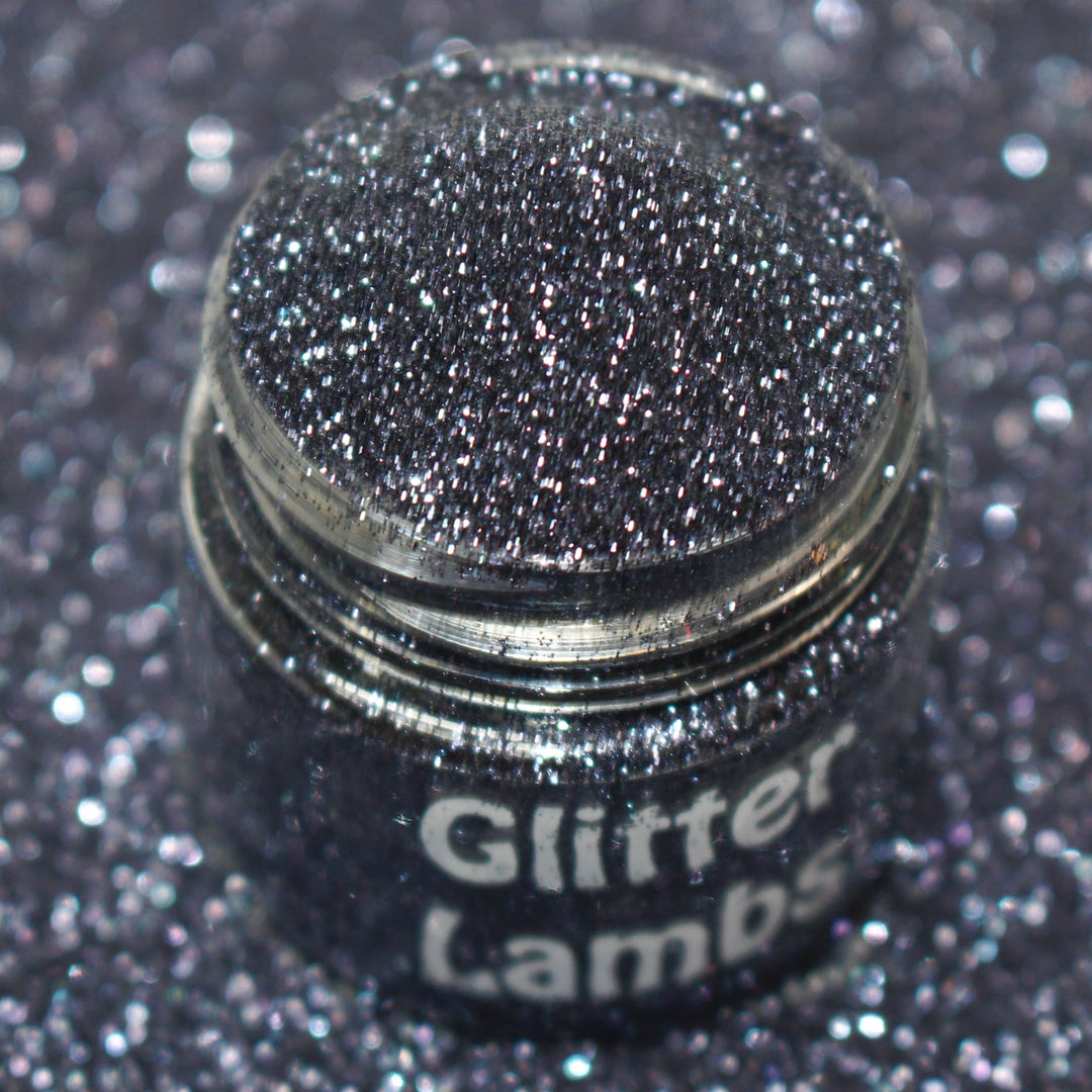 Life As You You Know It Is An Illusion Black Metallic Hex Glitter (.004) by GlitterLambs.com