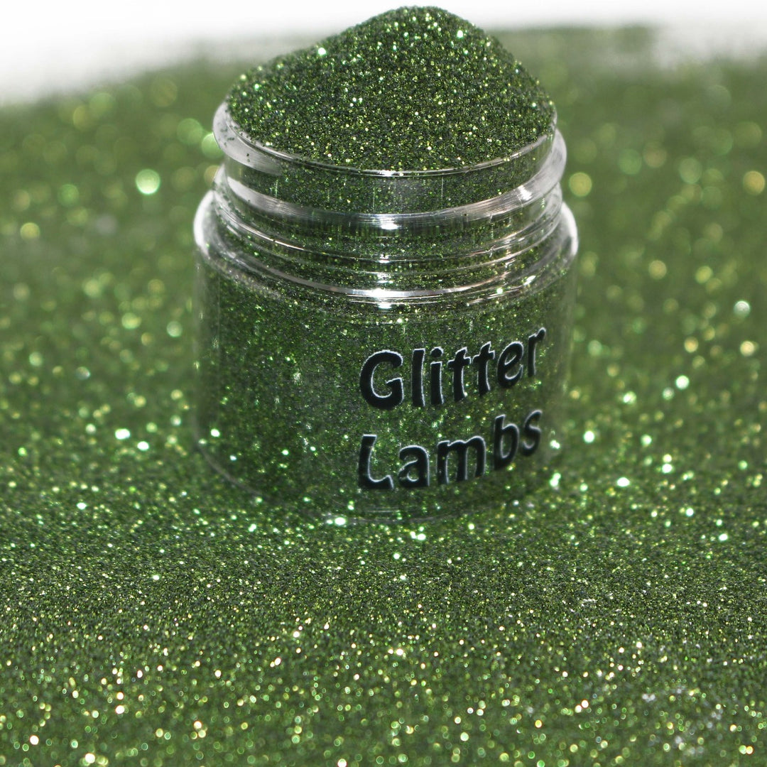 Leafy Vegetable Glitter by GlitterLambs.com. Green Glitter