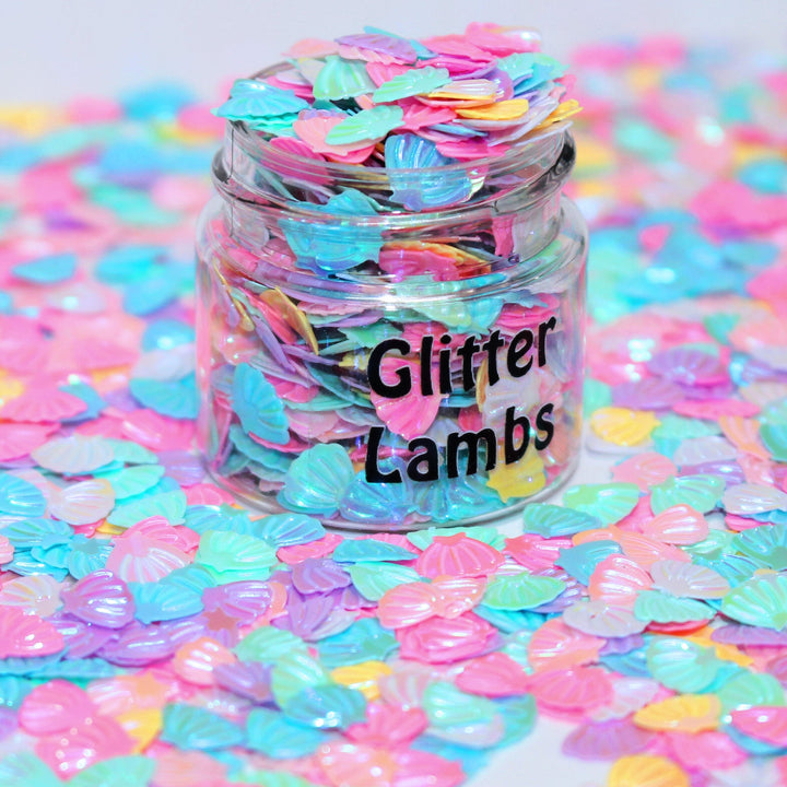Mermaid Sugar Shore Seashell Glitter by GlitterLambs.com