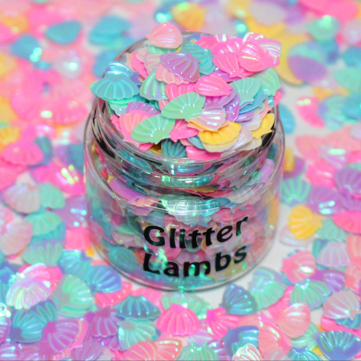 Mermaid Sugar Shore Seashell Glitter by GlitterLambs.com