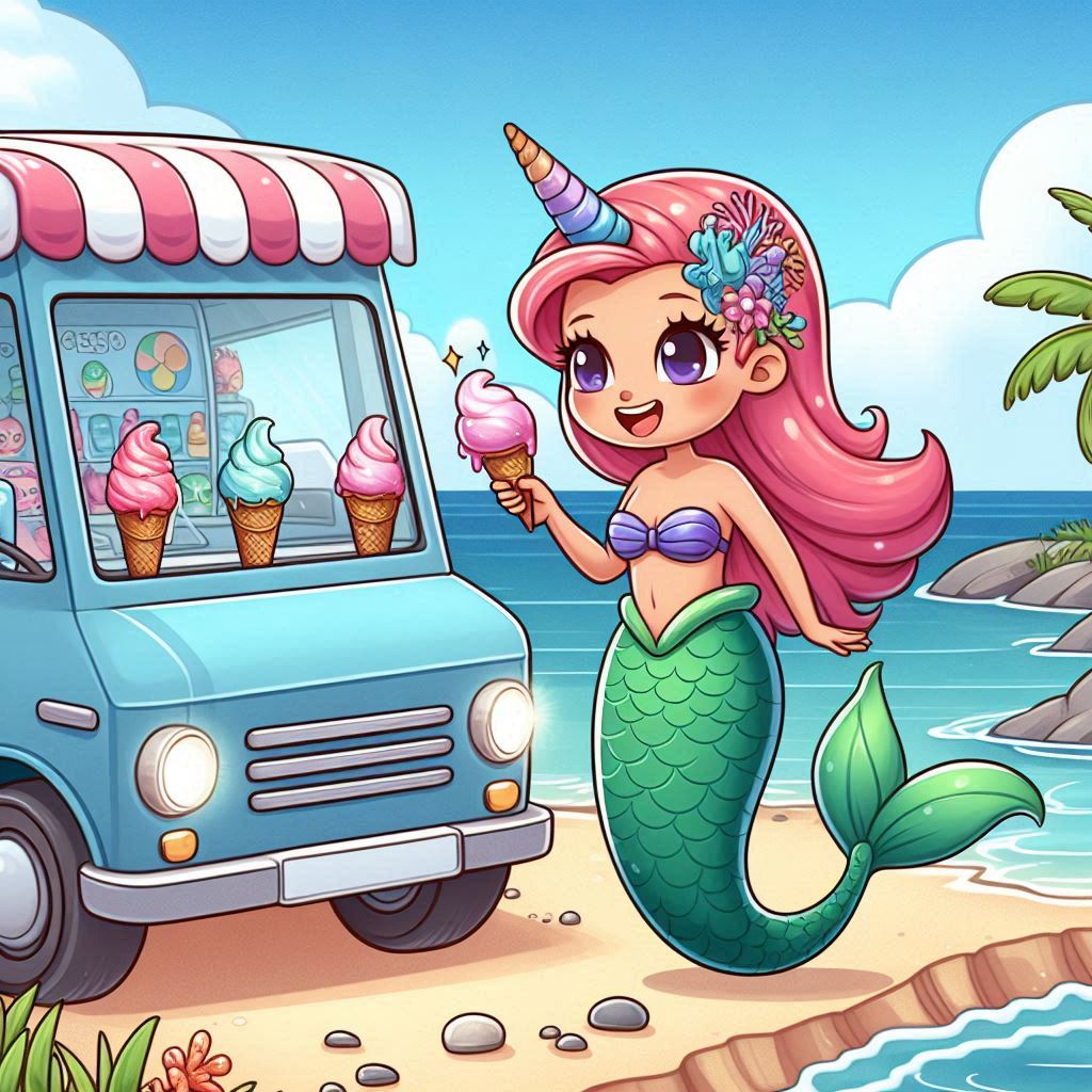 Mermaid Ice Cream Social