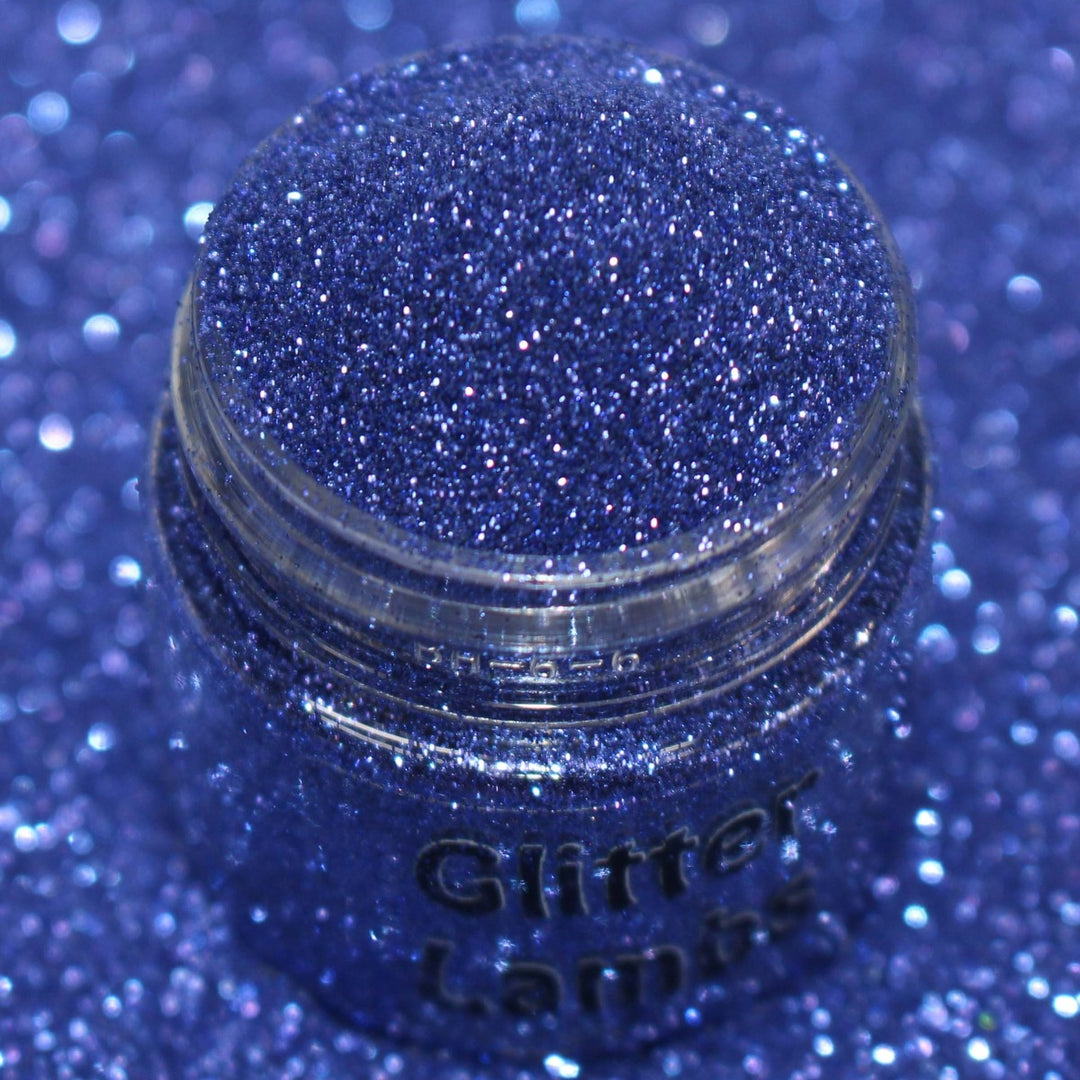 Overnight Beach Party Blue Metallic Hex Glitter (.004) by GlitterLambs.com