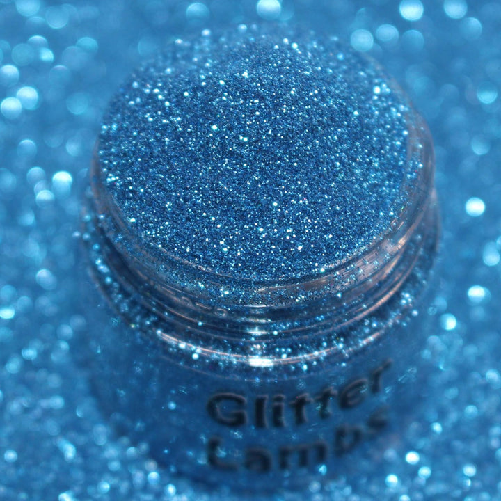 Pool Party Blue Metallic Hex Glitter (.004) by GlitterLambs.com